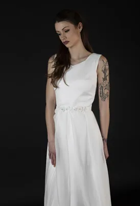 Vestido novia Khog demeter